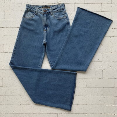 CALÇA PANTALONA JEANS ESTONADA